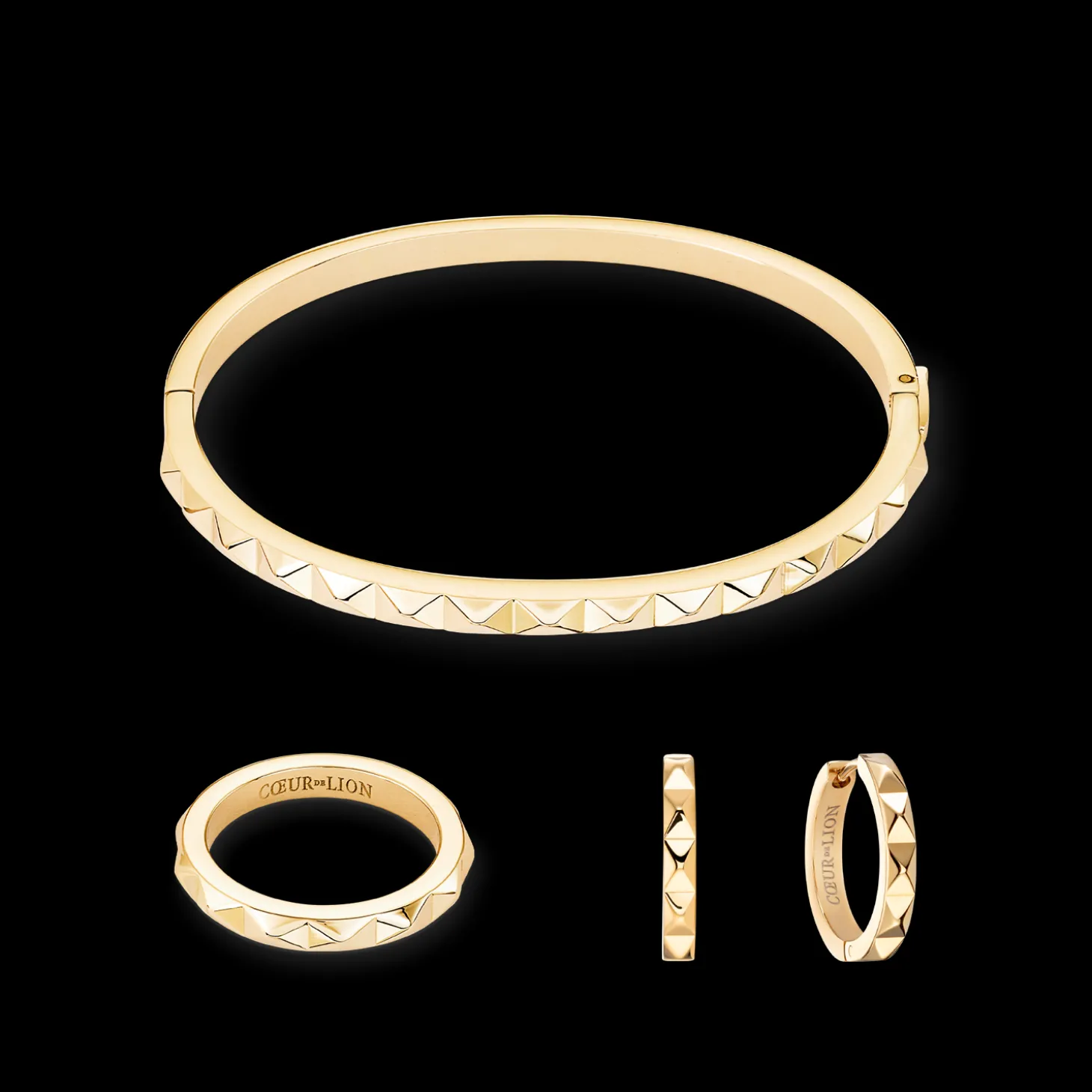 Bangle Spikes gold