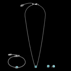 Birthstone December Earrings Turquoise Silver