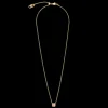 Birthstone July Necklace Rhodochrosite Gold
