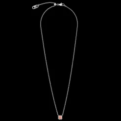 Birthstone July Necklace Rhodochrosite Silver
