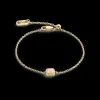 Birthstone June Bracelet Cream Jade Gold