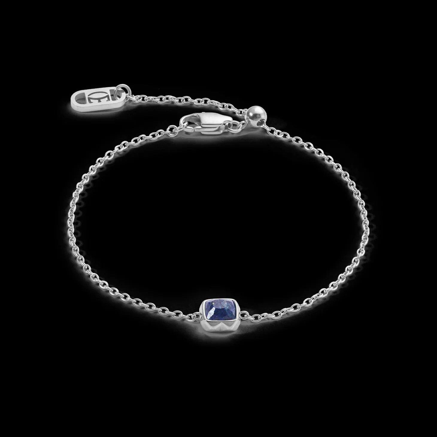 Birthstone September Bracelet Lapis Lazuli Silver