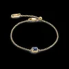 Birthstone September Bracelet Lapis Lazuli Gold
