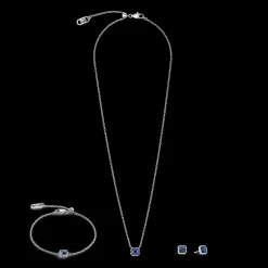 Birthstone September Earrings Lapis Lazuli Silver