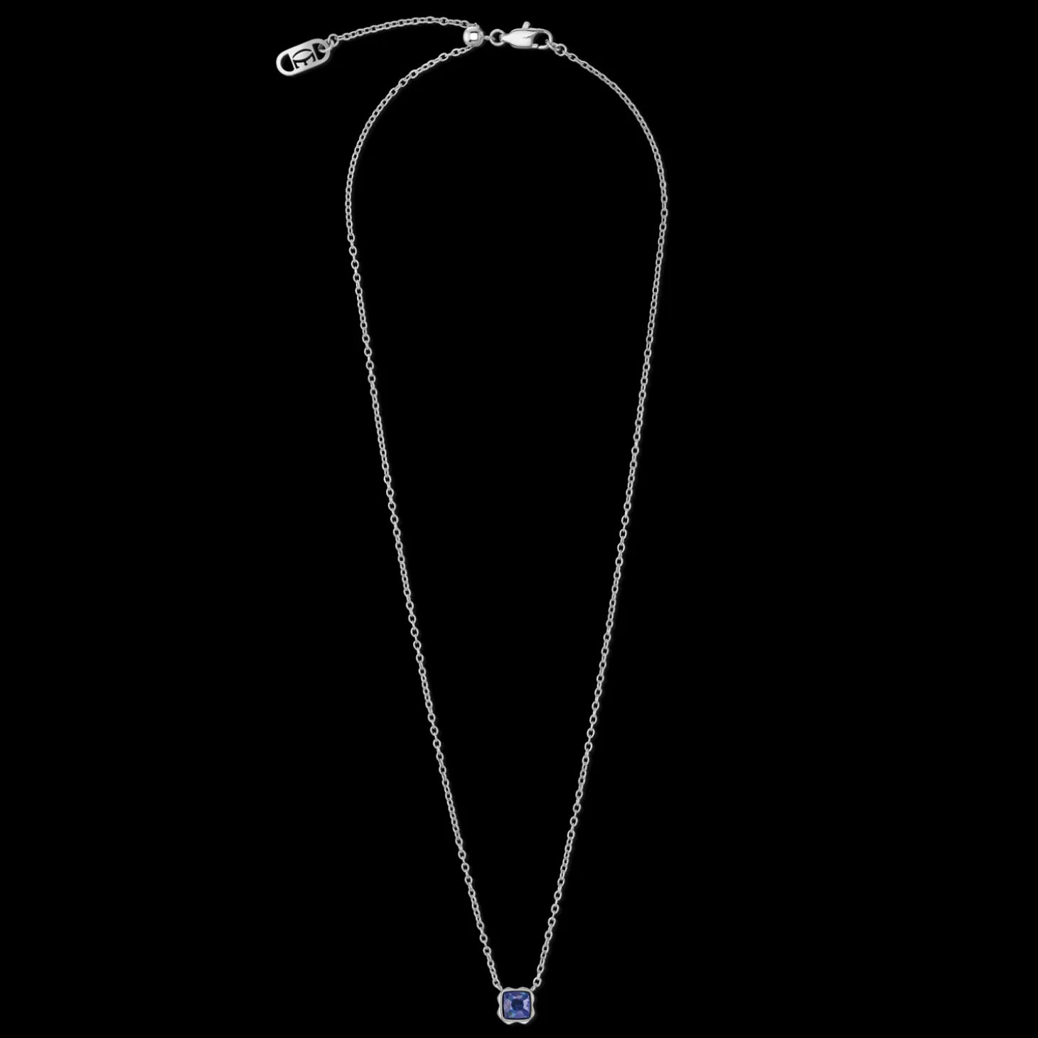 Birthstone September Necklace Lapis Lazuli Silver