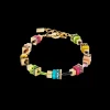 Bracelet Boho Sunset Cube rainbow