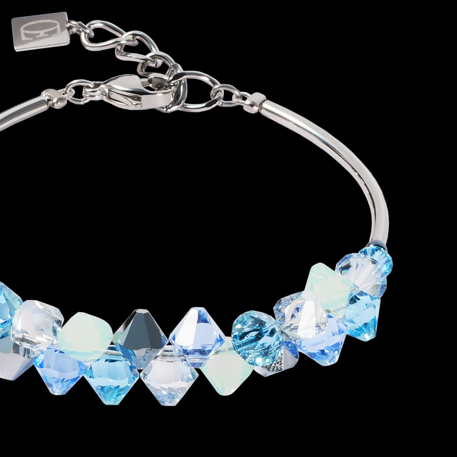Bracelet Dancing Crystals silver-blue