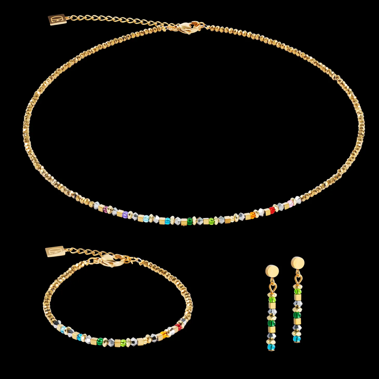 Bracelet Golden Whisper Rainbow