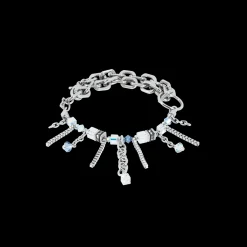 Bracelet Sunray Cube Bohème silver-white