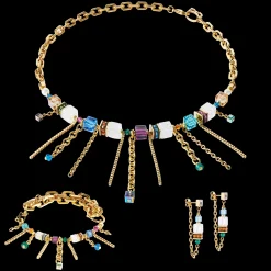 Bracelet Sunray Cube Couture gold-multicolour