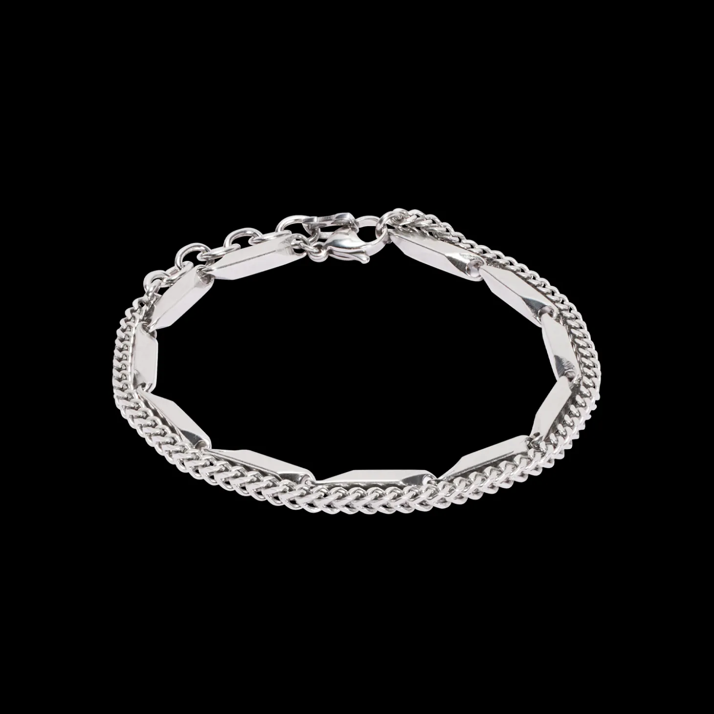 Bracelet Twisted Layers silver