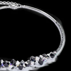 Dancing Crystals Update necklace silver-black