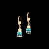 Earrings Boho Sunset Cube rainbow