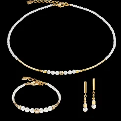 Earrings Shimmering Princess Pearls gold-white