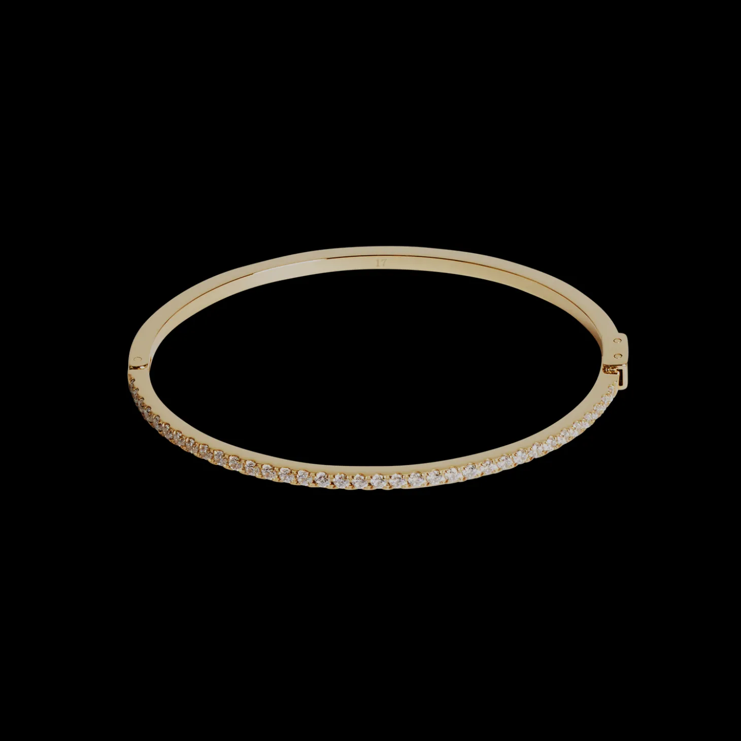 Eternal Love bangle gold-crystal