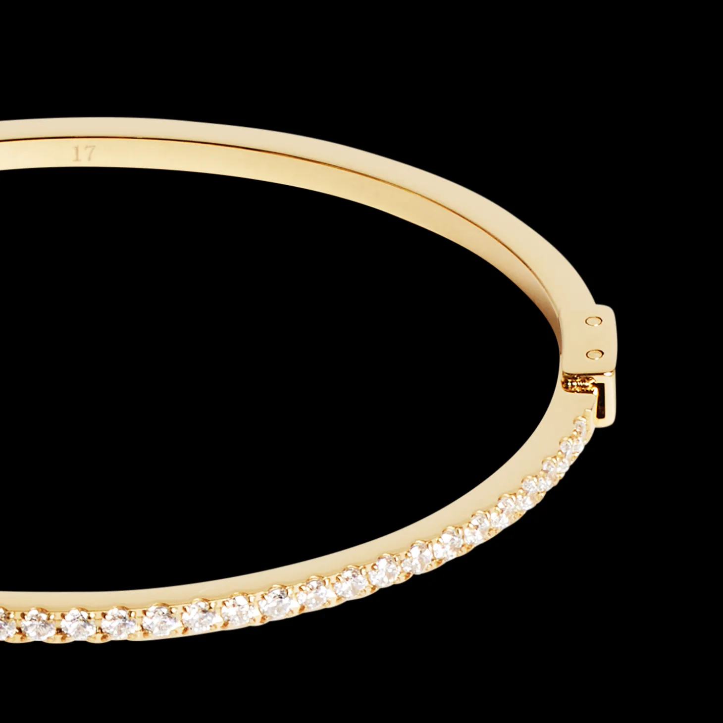 Eternal Love bangle gold-crystal