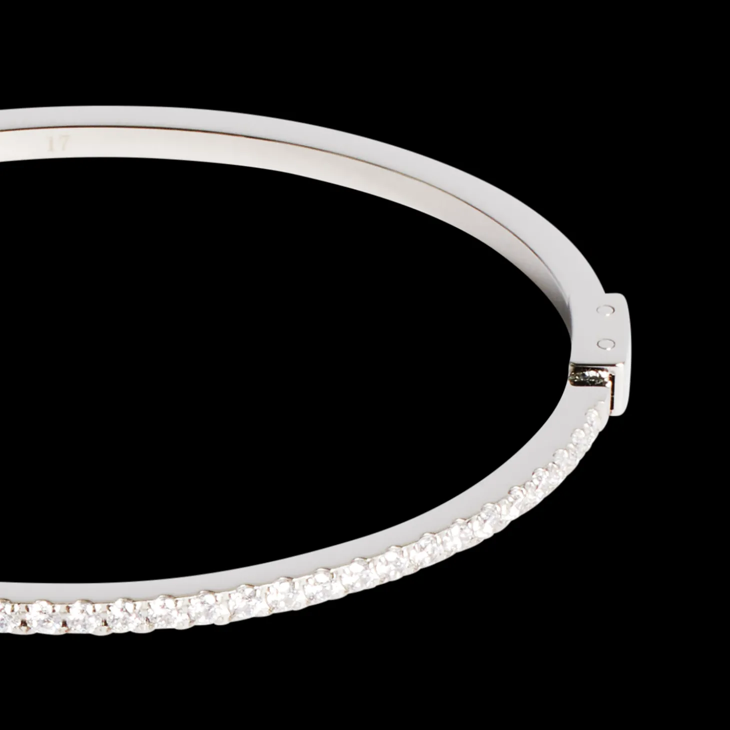 Eternal Love bangle silver-crystal