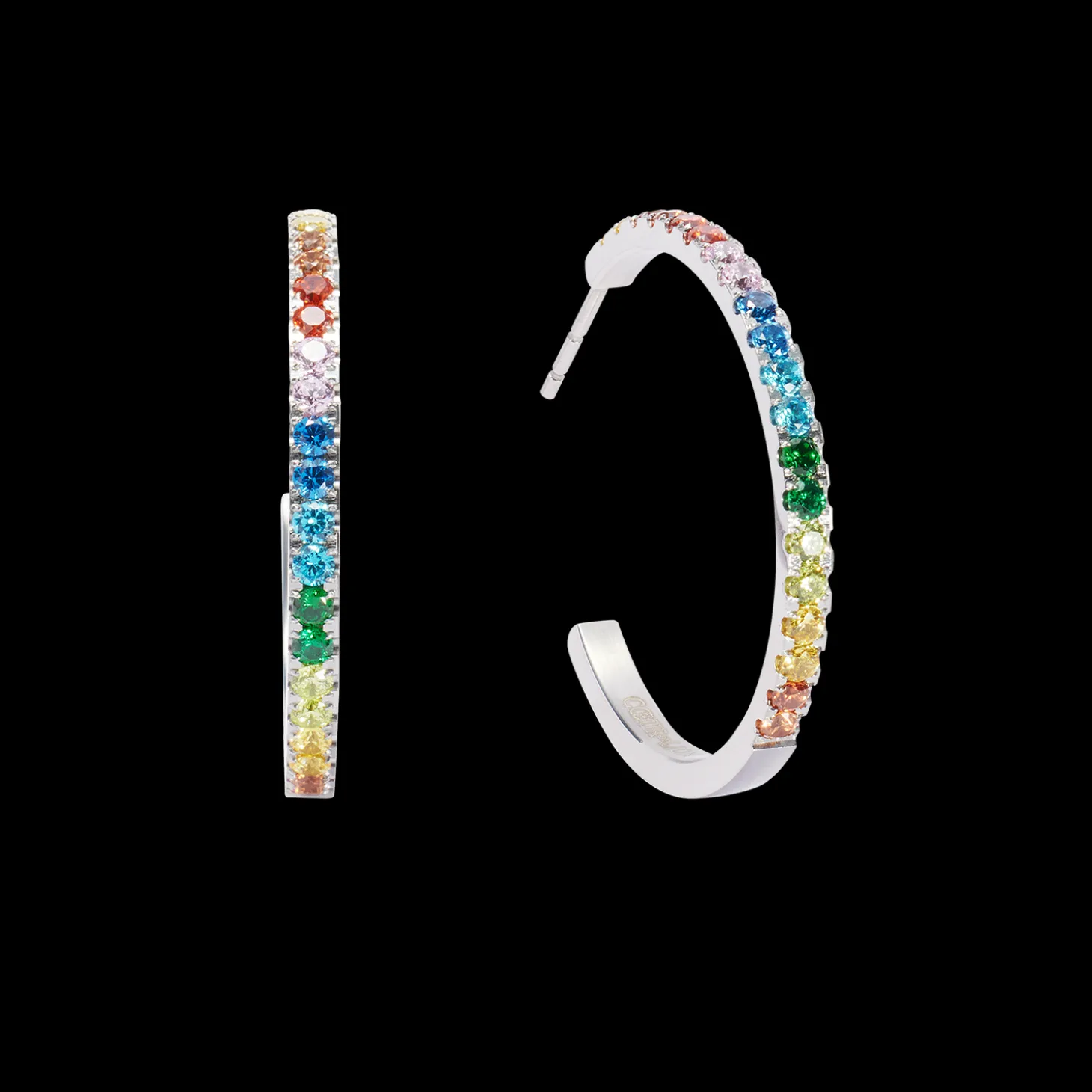 Eternal Love Hoop big silver-multicolour