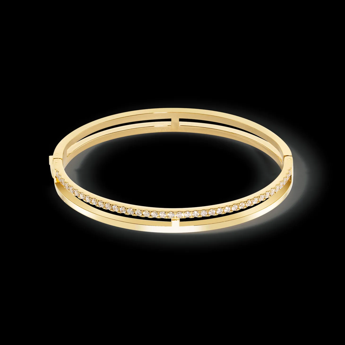 Eternal Unity Bangle gold-crystal