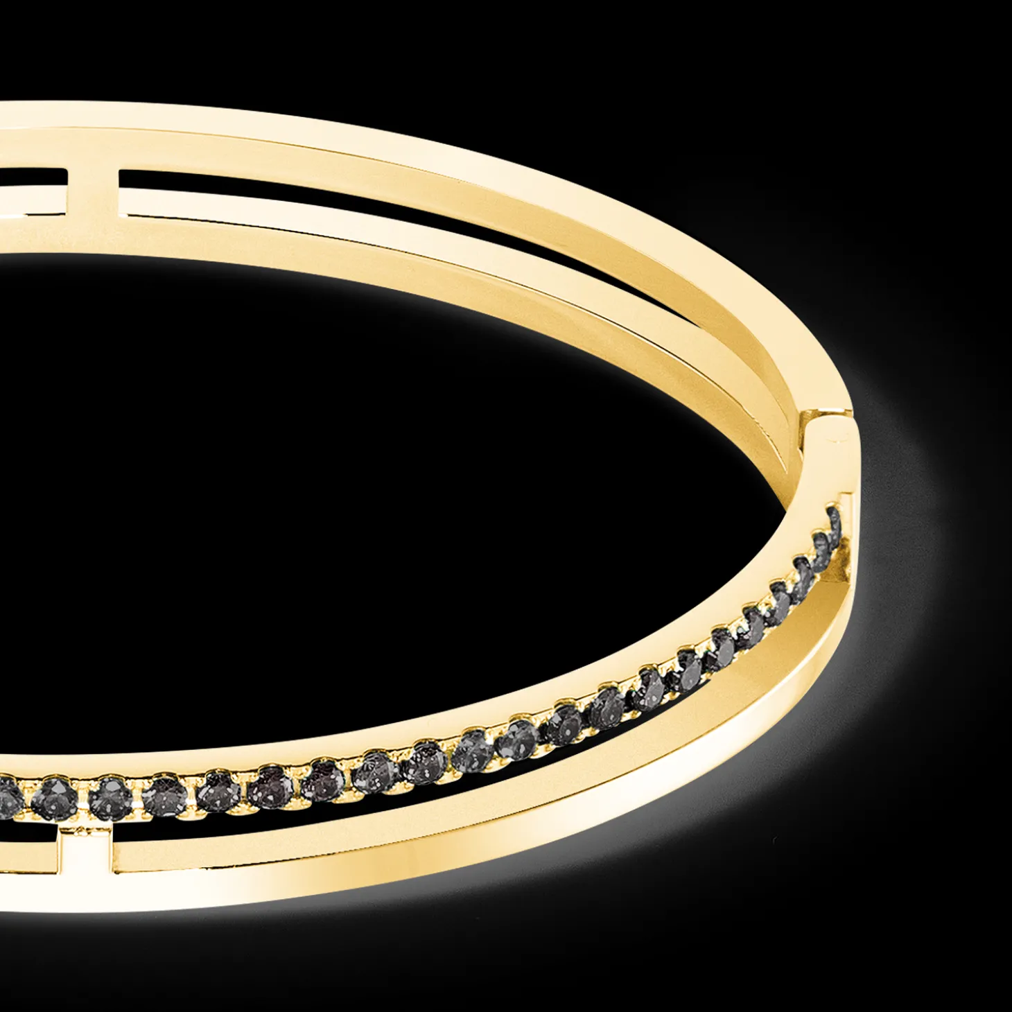 Eternal Unity Bangle gold-black