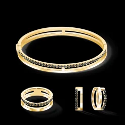 Eternal Unity Bangle gold-black