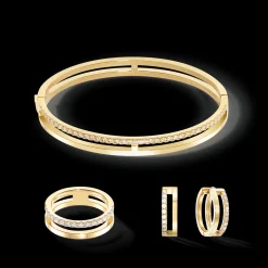 Eternal Unity Bangle gold-crystal