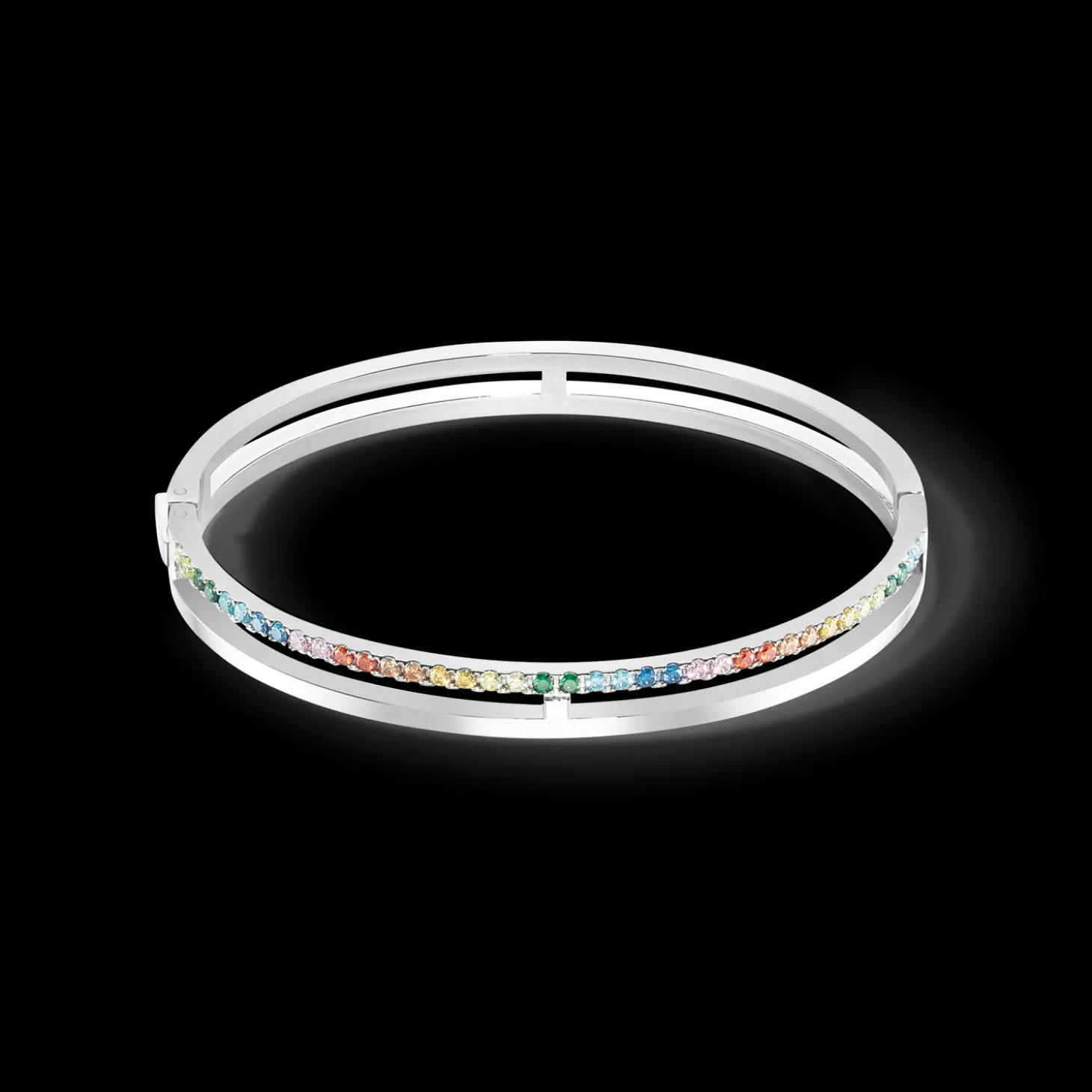 Eternal Unity Bangle silver-multicolour