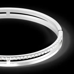 Eternal Unity Bangle silver-crystal