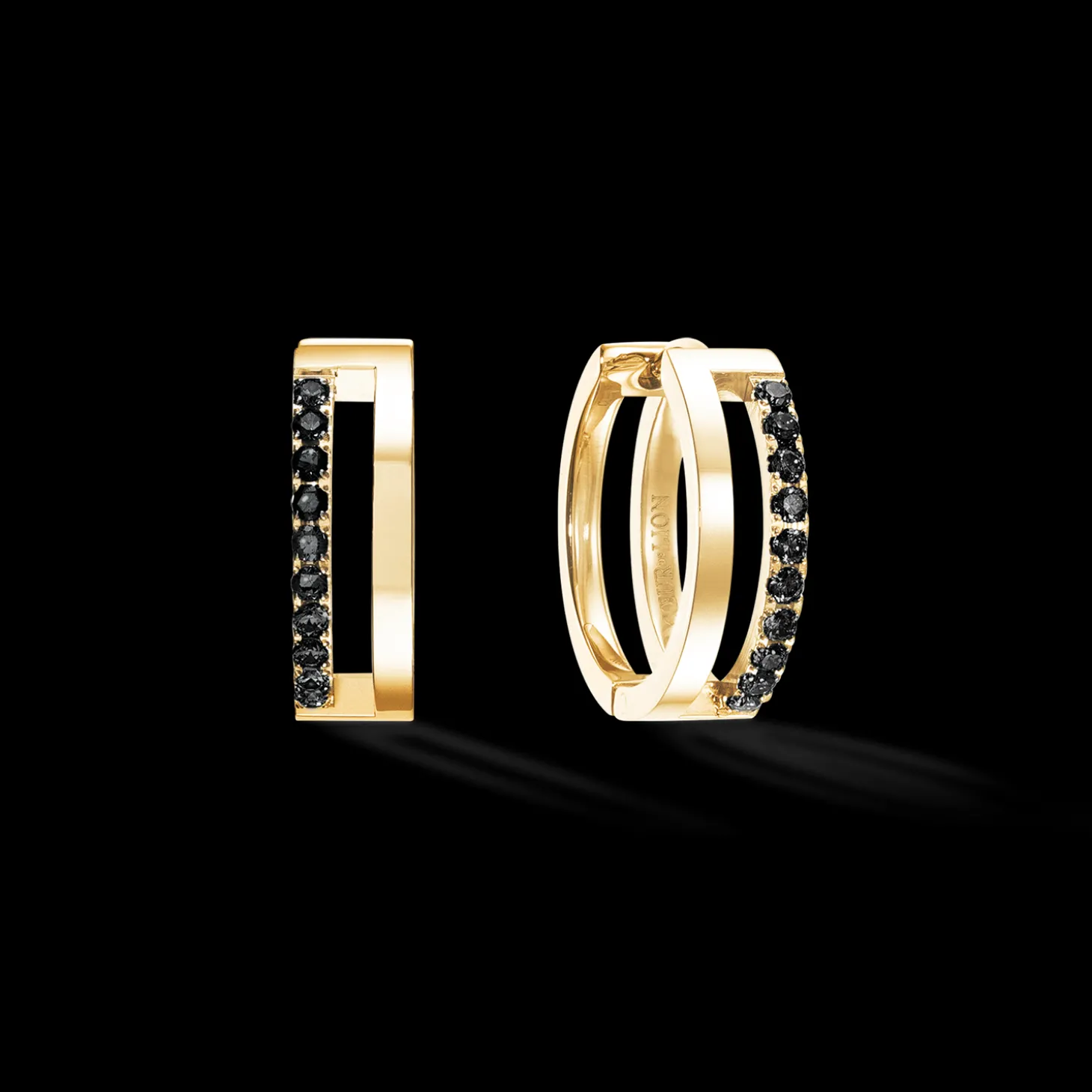 Eternal Unity Hoops gold-black