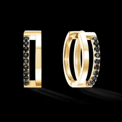 Eternal Unity Hoops gold-black