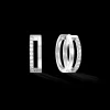 Eternal Unity Hoops silver-crystal
