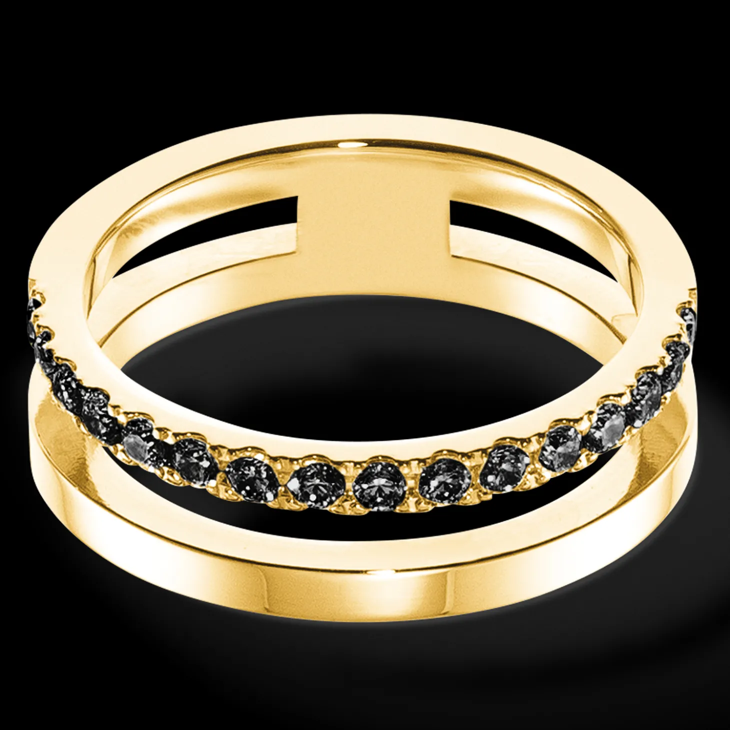 Eternal Unity Ring gold-black