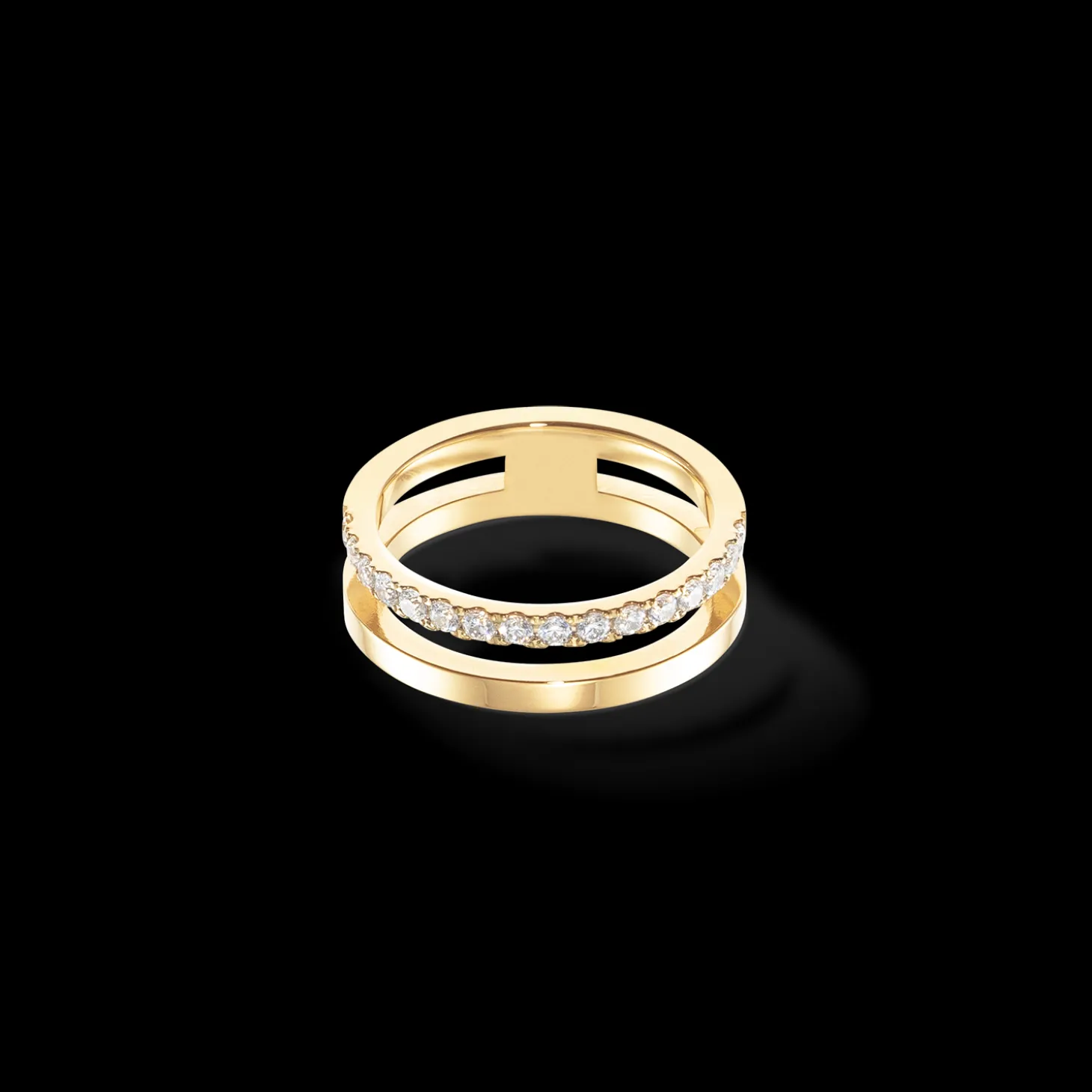 Eternal Unity Ring gold-crystal