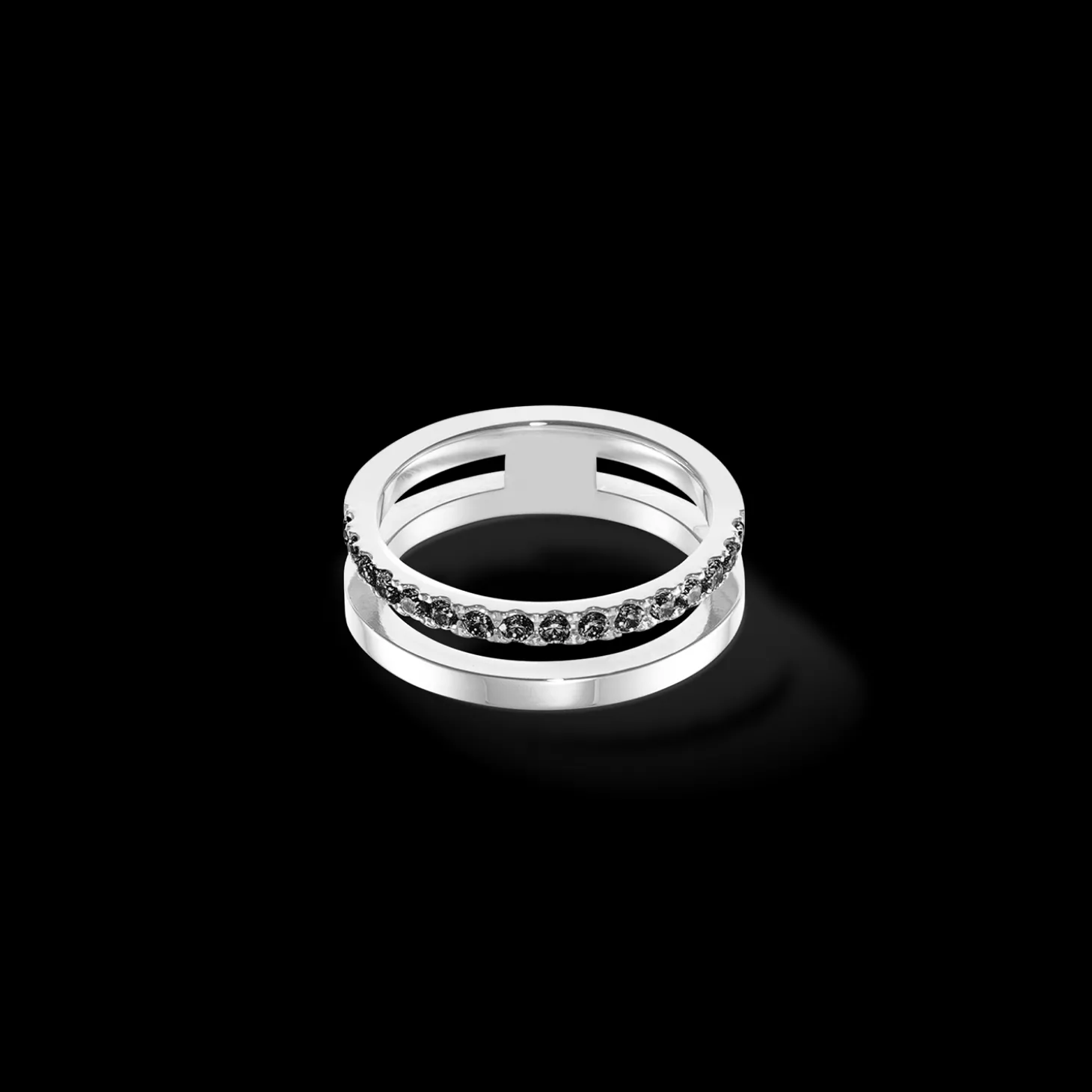 Eternal Unity Ring silver-black