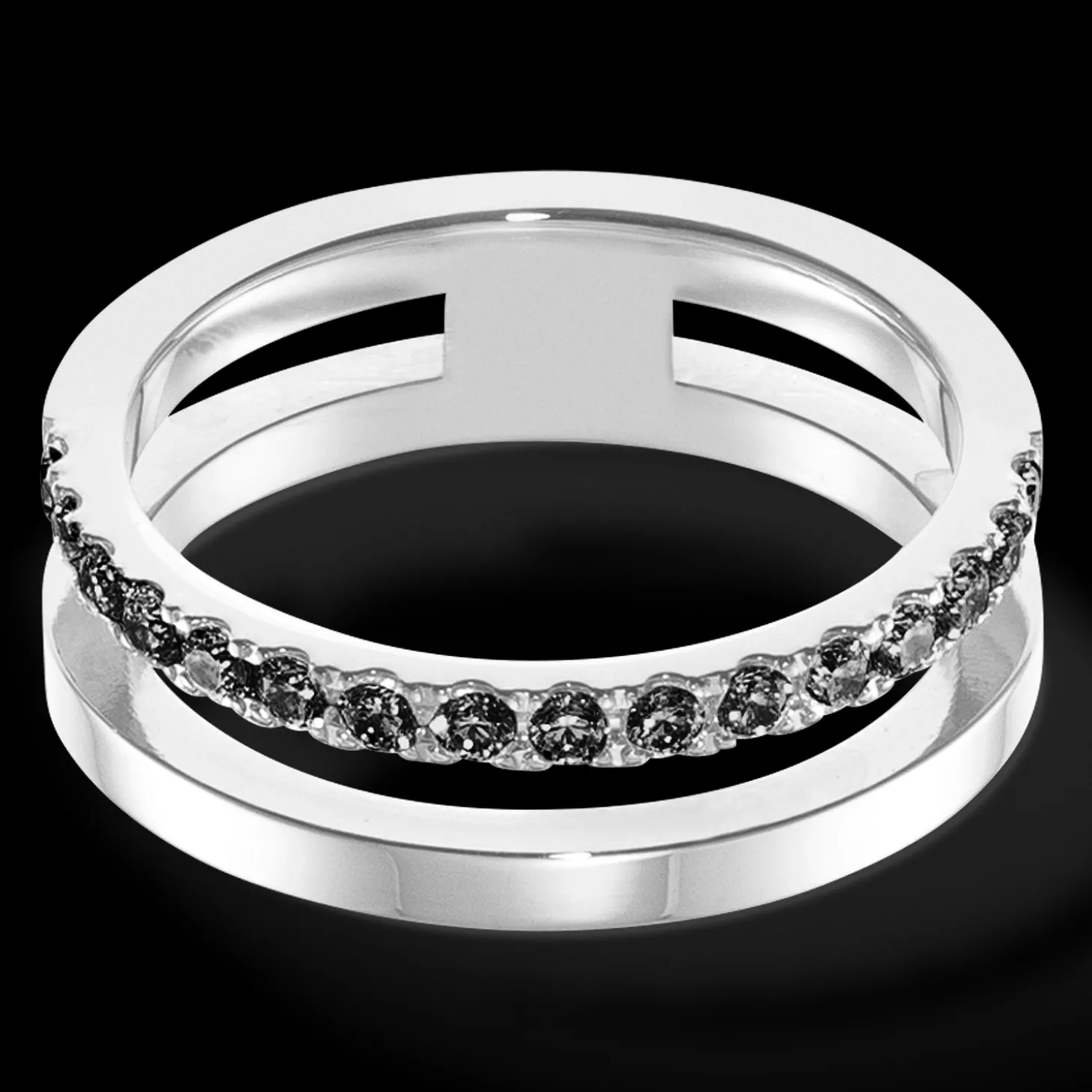 Eternal Unity Ring silver-black