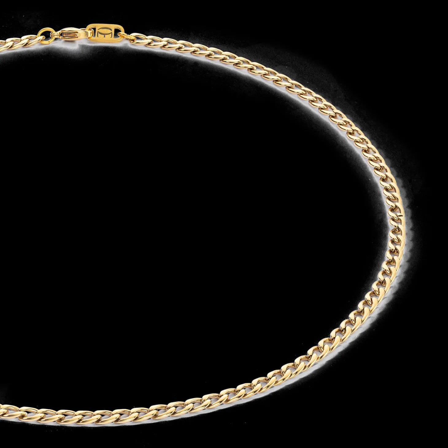 Extension chain 50 cm gold