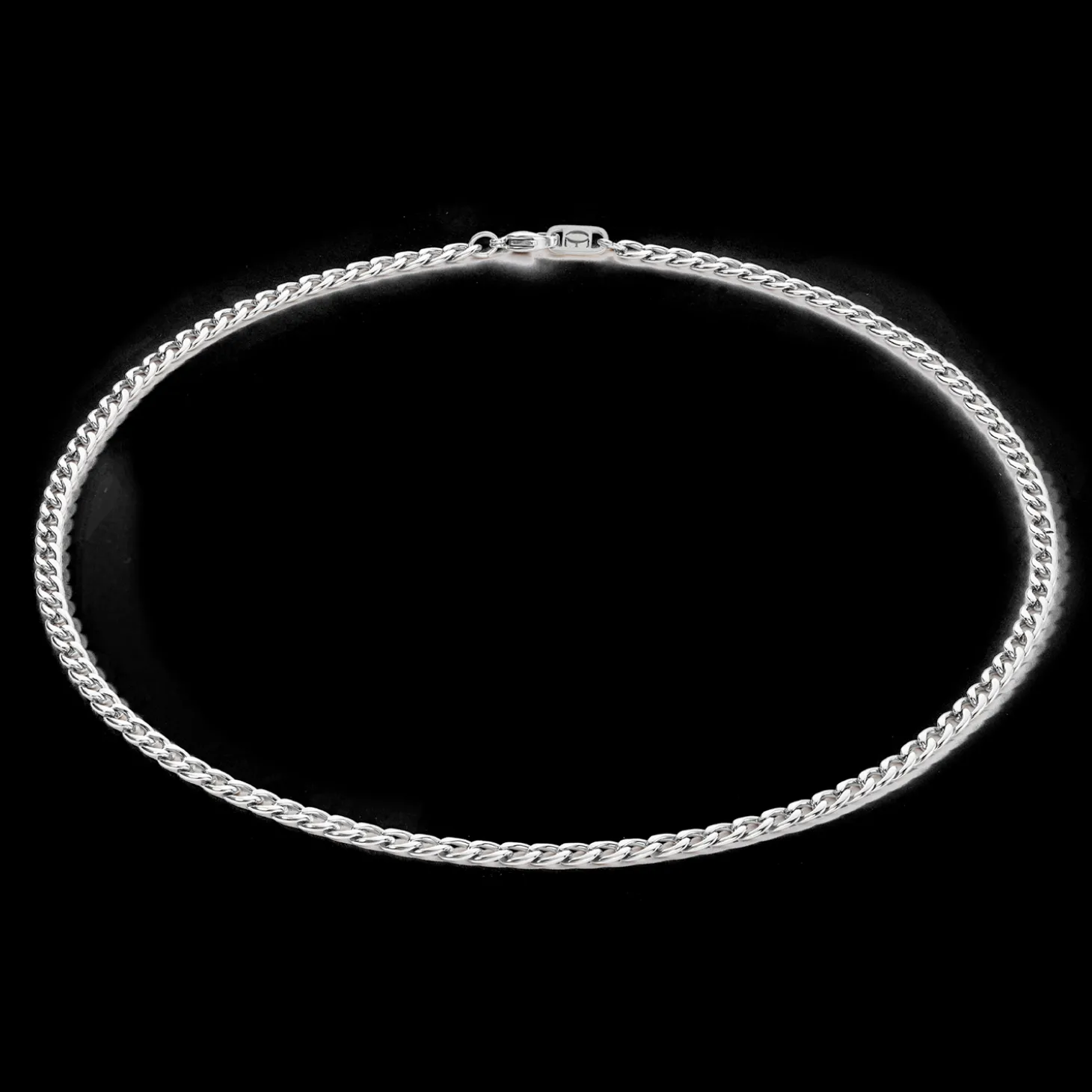 Extension chain 50 cm silver