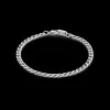 Extension chain 21 cm silver