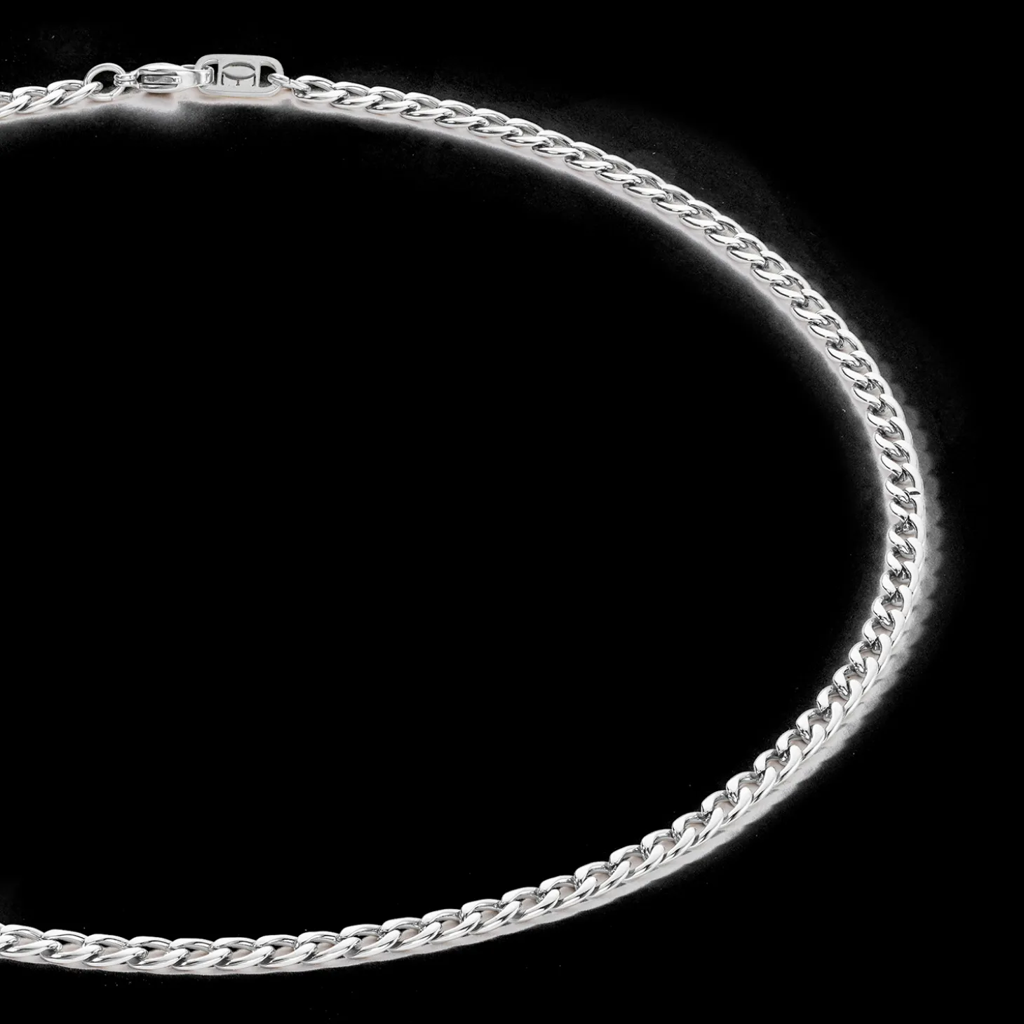 Extension chain 50 cm silver