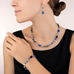 GeoCUBE® Bracelet cobalt blue