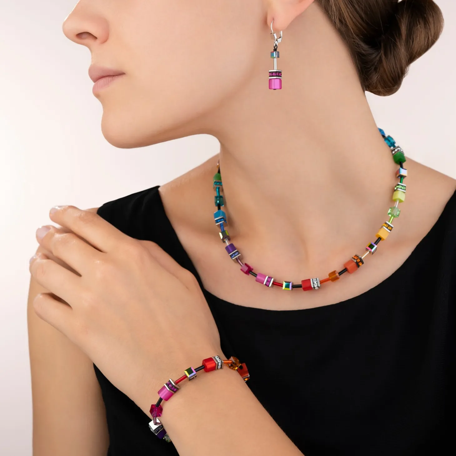 GeoCUBE® Bracelet multicolour rainbow