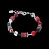 GeoCUBE® Bracelet red-haematite