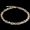 GeoCUBE® Chunky Chain necklace gold-brown