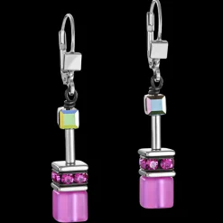 GeoCUBE® Earrings pink