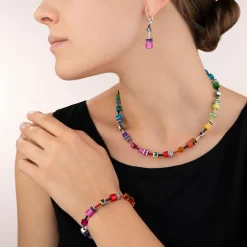GeoCUBE® Earrings pink