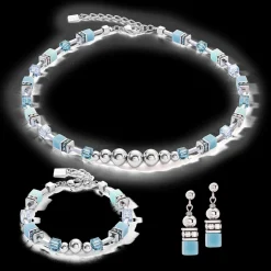 GeoCUBE® Fusion Spheres bracelet ice blue