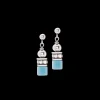 GeoCUBE® Fusion Spheres earrings ice blue