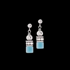 GeoCUBE® Fusion Spheres earrings ice blue