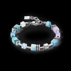 GeoCUBE® Iconic bracelet aqua-lilac