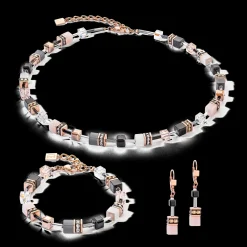 GeoCUBE® Iconic bracelet rose gold soft